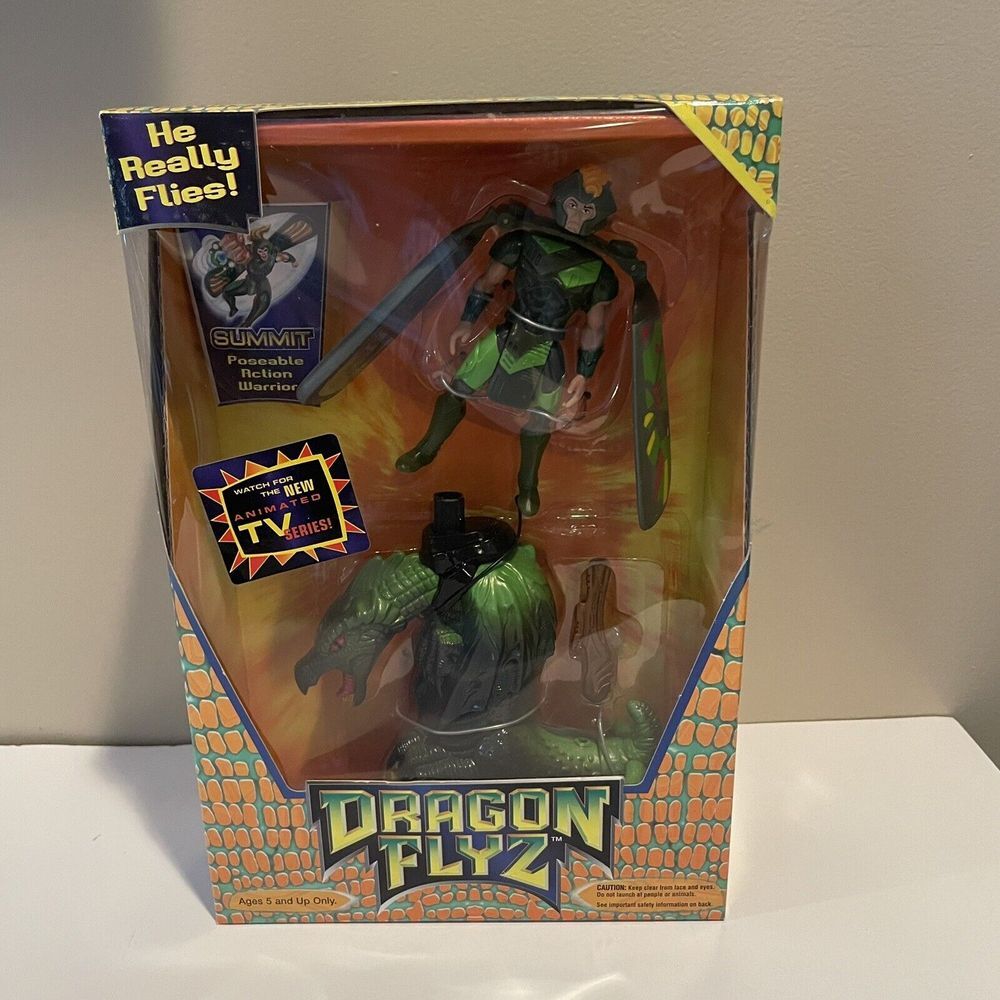 Dragon Flyz 'SUMMIT' Launcher Flying Toy‎ Galoob 66220 New Vintage 1995 RARE